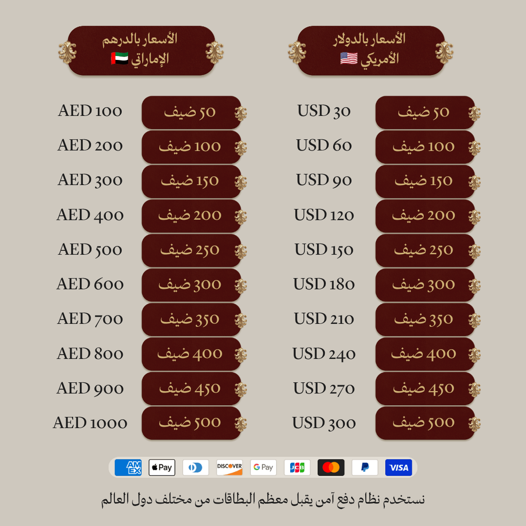 دعوة زفاف صورة ثابتة مع باركود دخول لكل ضيف