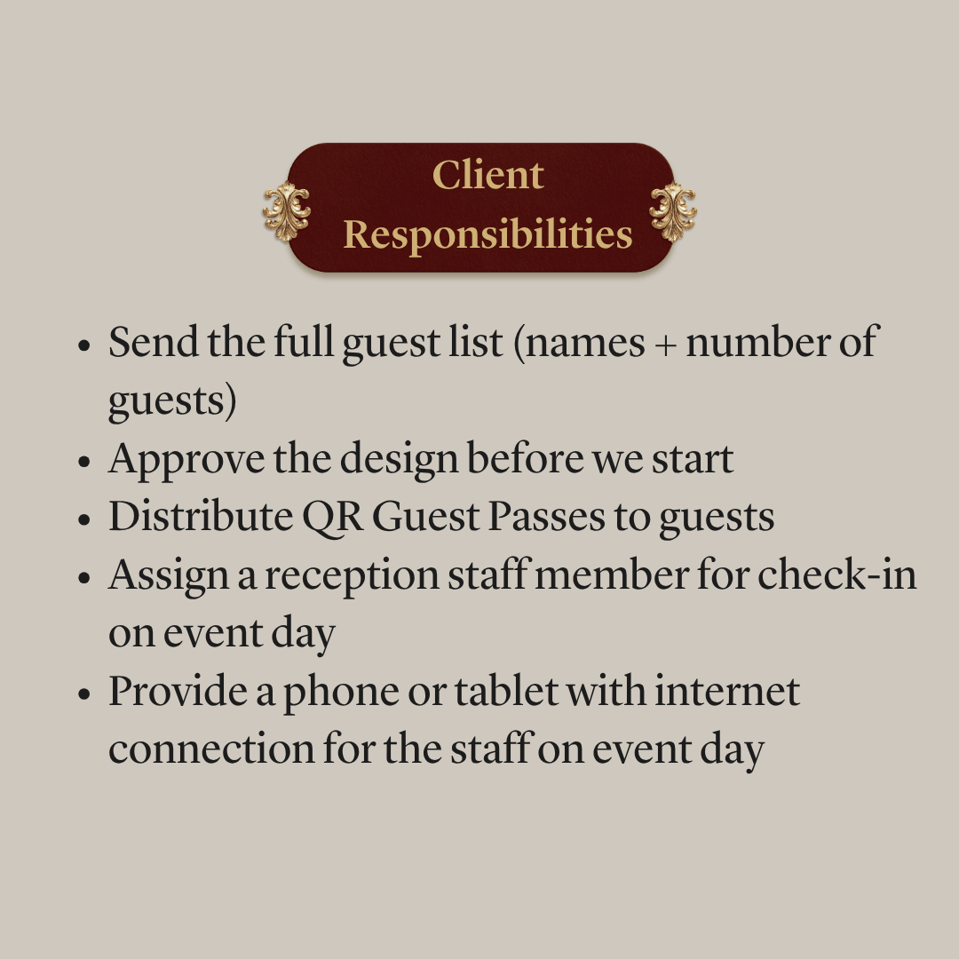QR Guest Pass & Check-in App