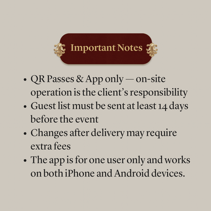 QR Guest Pass & Check-in App