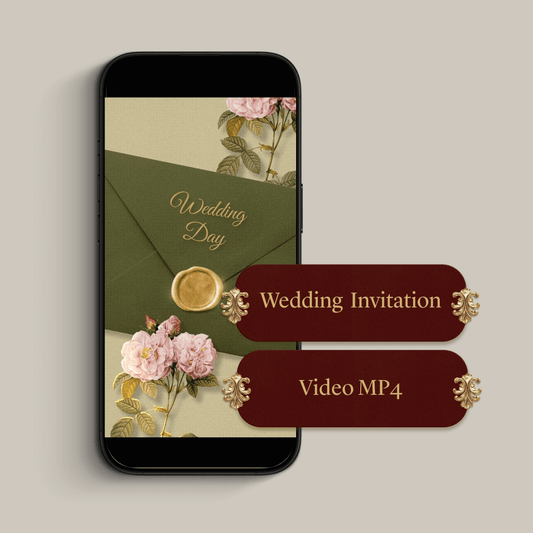 Digital Wedding Invitation (Video MP4)