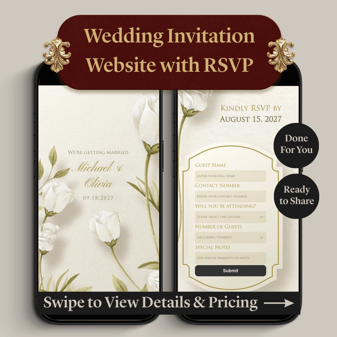 Wedding Invitation Website with RSVP