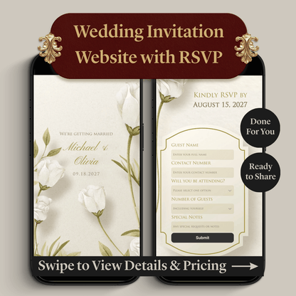Wedding Invitation Website with RSVP