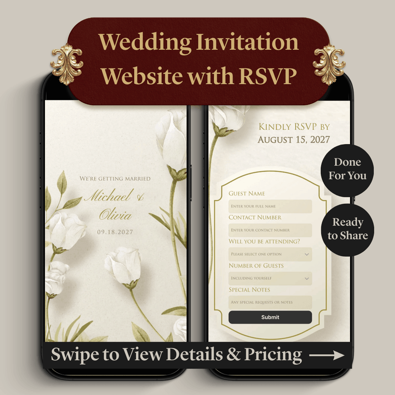 Wedding Invitation Website with RSVP