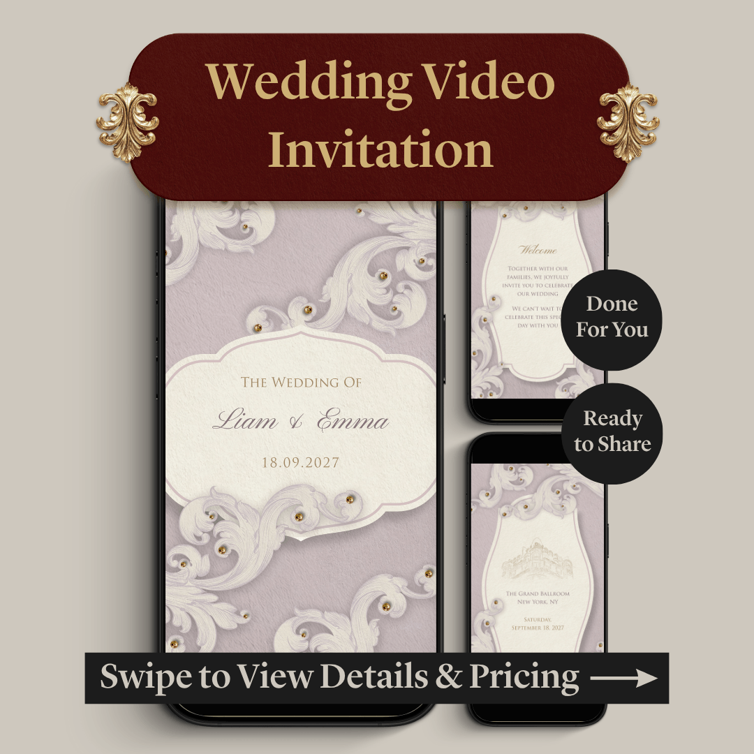 Wedding Video Invitation (MP4)