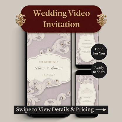 Wedding Video Invitation (MP4)