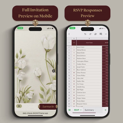Wedding Invitation Website with RSVP