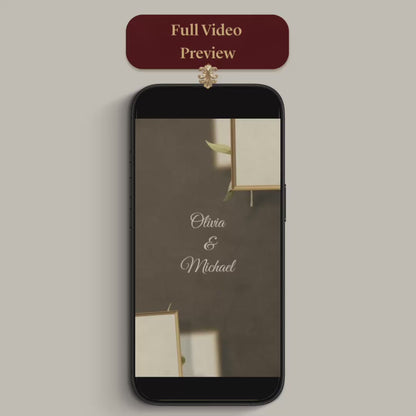 Custom Wedding Invitation Video | Animated Digital Invite